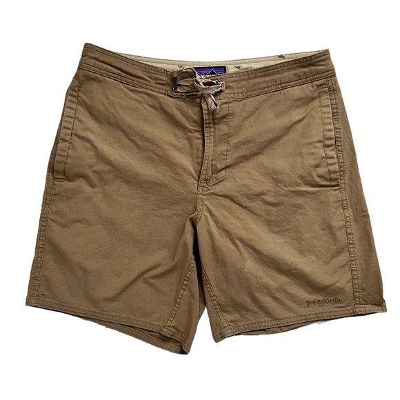 Patagonia Shorts Patagonia Mens Stretch Allwear Hybrid Board Shorts Tan Brown Lace Front